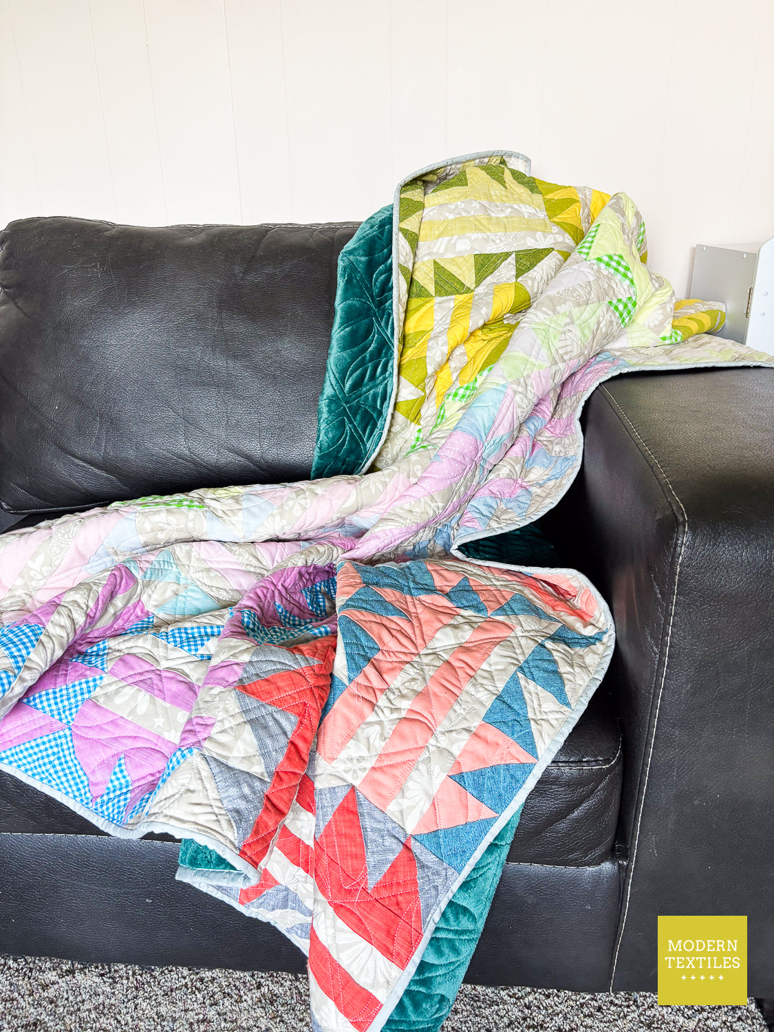 Run Wild Quilt – Throw Size | Soft & Modern