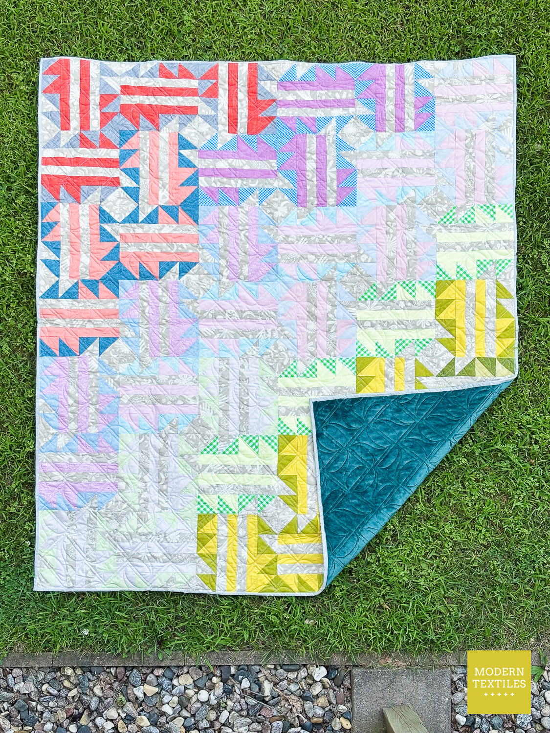 Run Wild Quilt – Throw Size | Soft & Modern