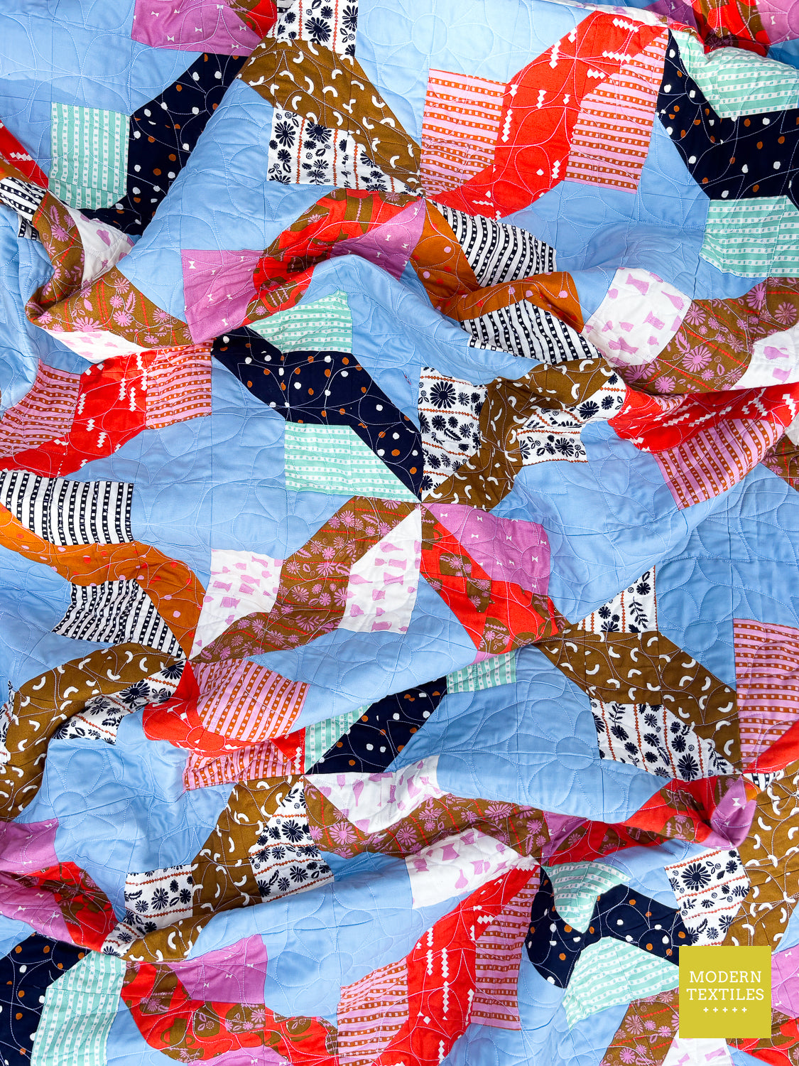 Melody Quilt – Twin Quilt in Vessel Fabrics