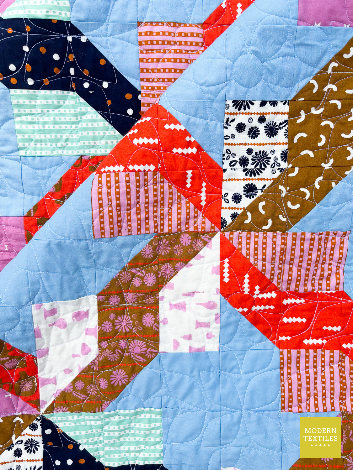 Melody Quilt – Twin Quilt in Vessel Fabrics