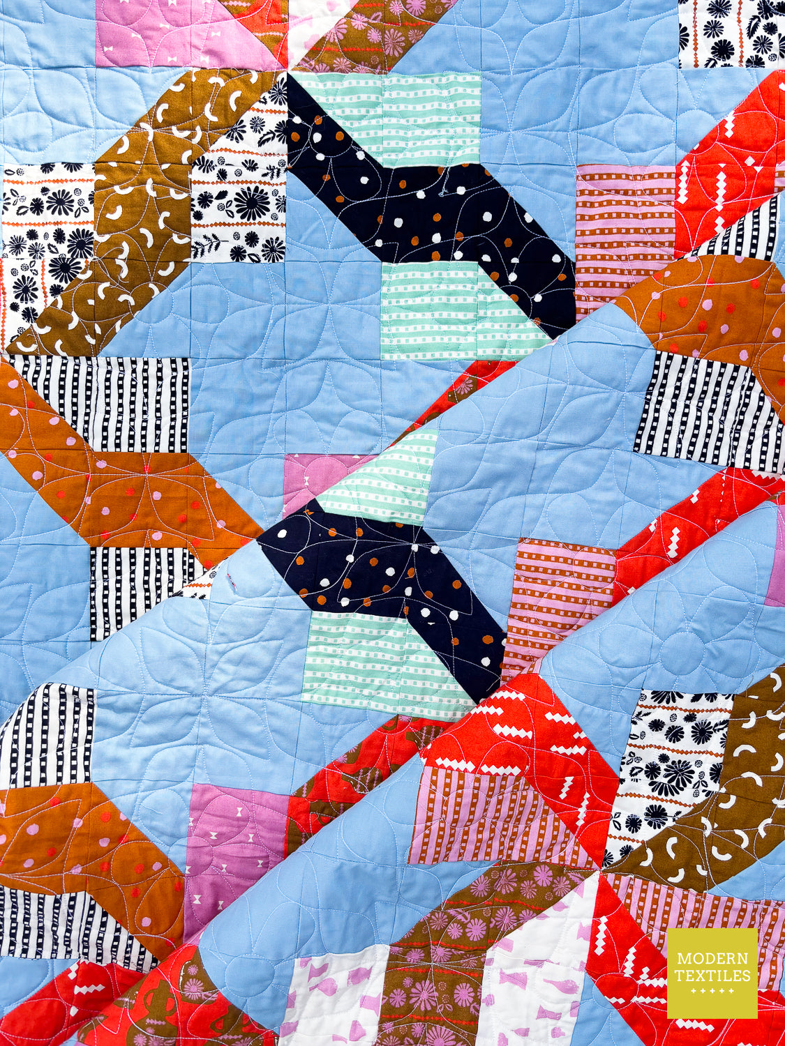 Melody Quilt – Twin Quilt in Vessel Fabrics