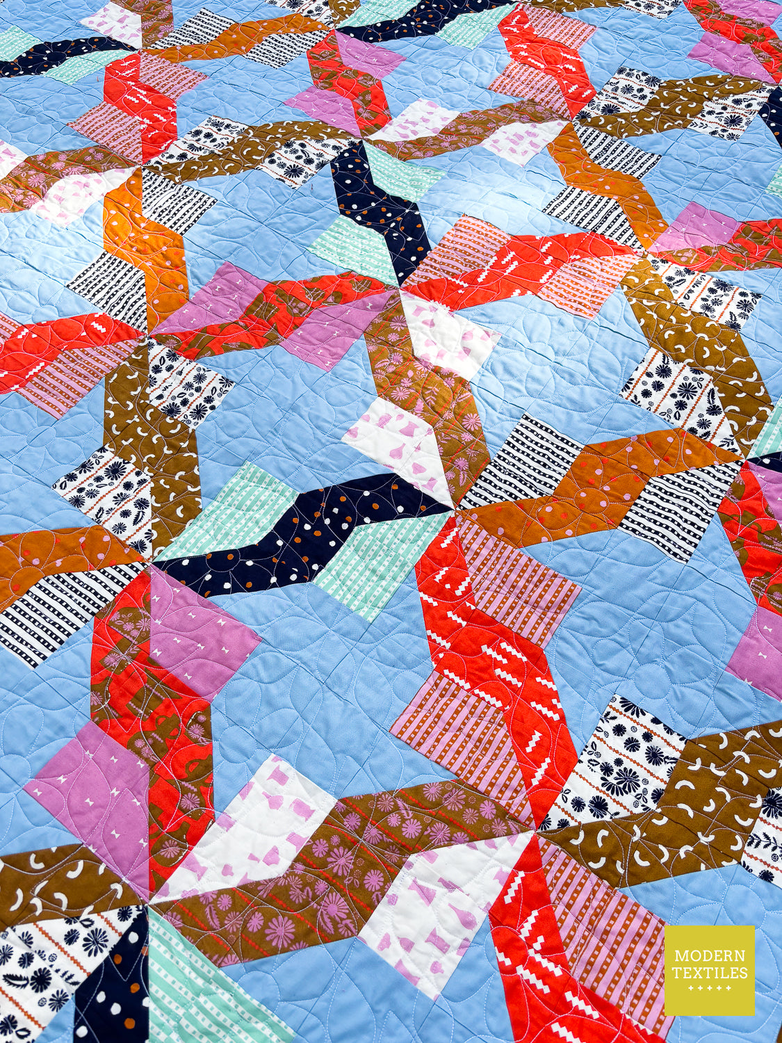 Melody Quilt – Twin Quilt in Vessel Fabrics