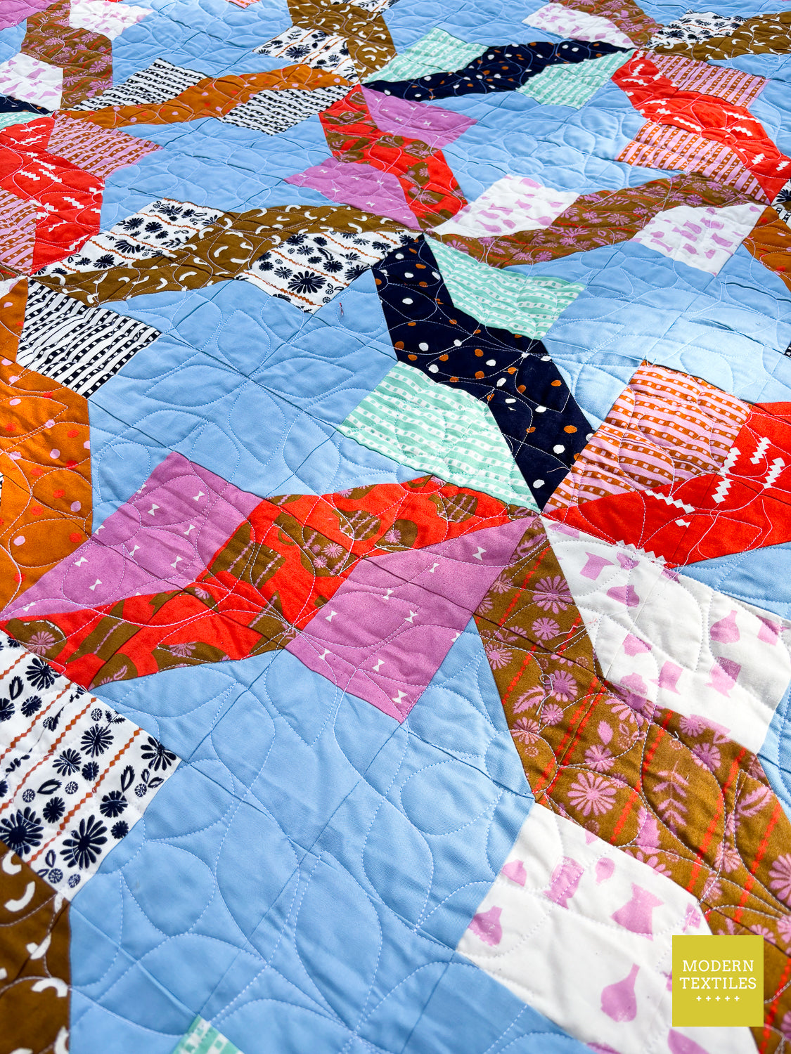 Melody Quilt – Twin Quilt in Vessel Fabrics