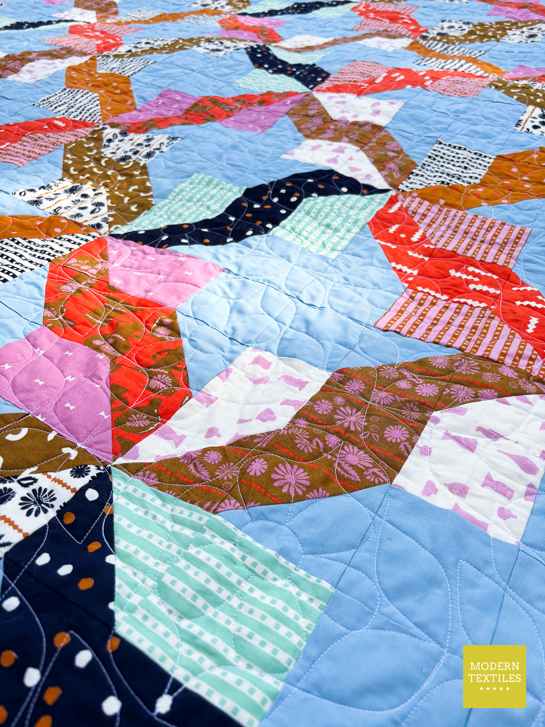 Melody Quilt – Twin Quilt in Vessel Fabrics