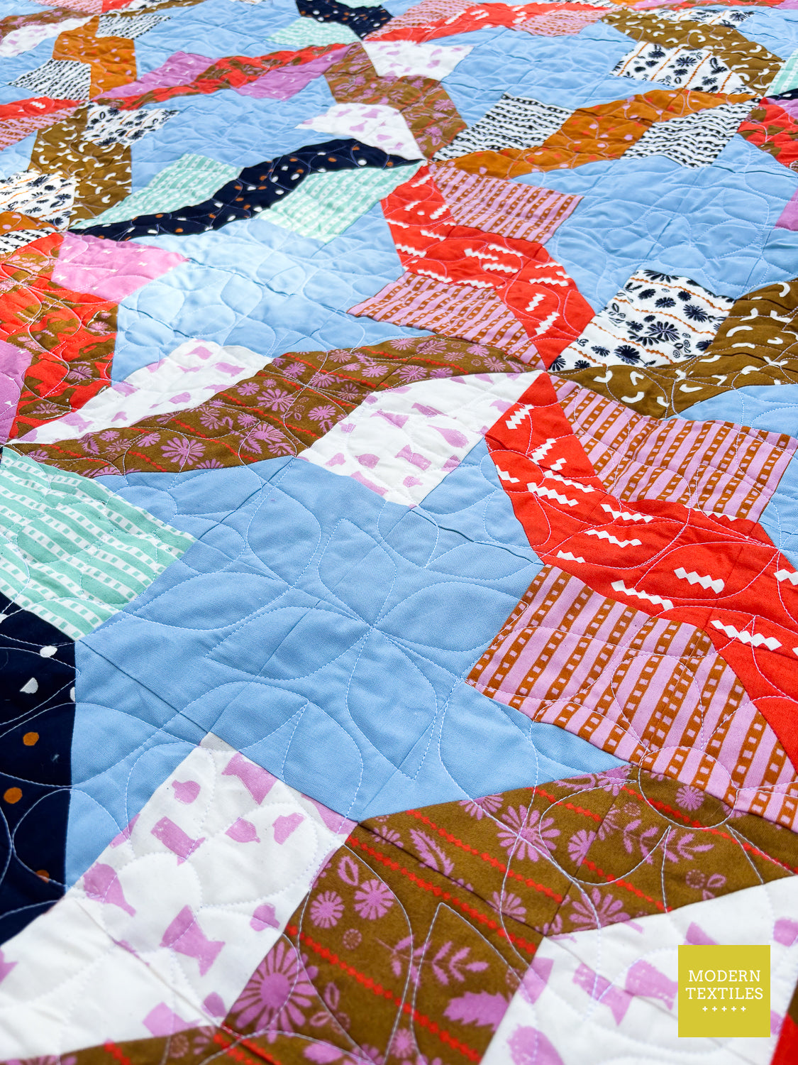 Melody Quilt – Twin Quilt in Vessel Fabrics