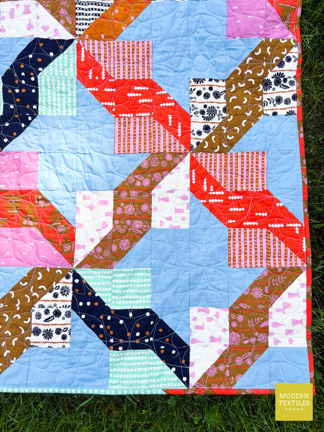 Melody Quilt – Twin Quilt in Vessel Fabrics