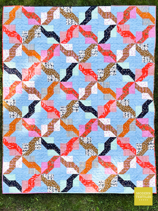 Melody Quilt – Twin Quilt in Vessel Fabrics