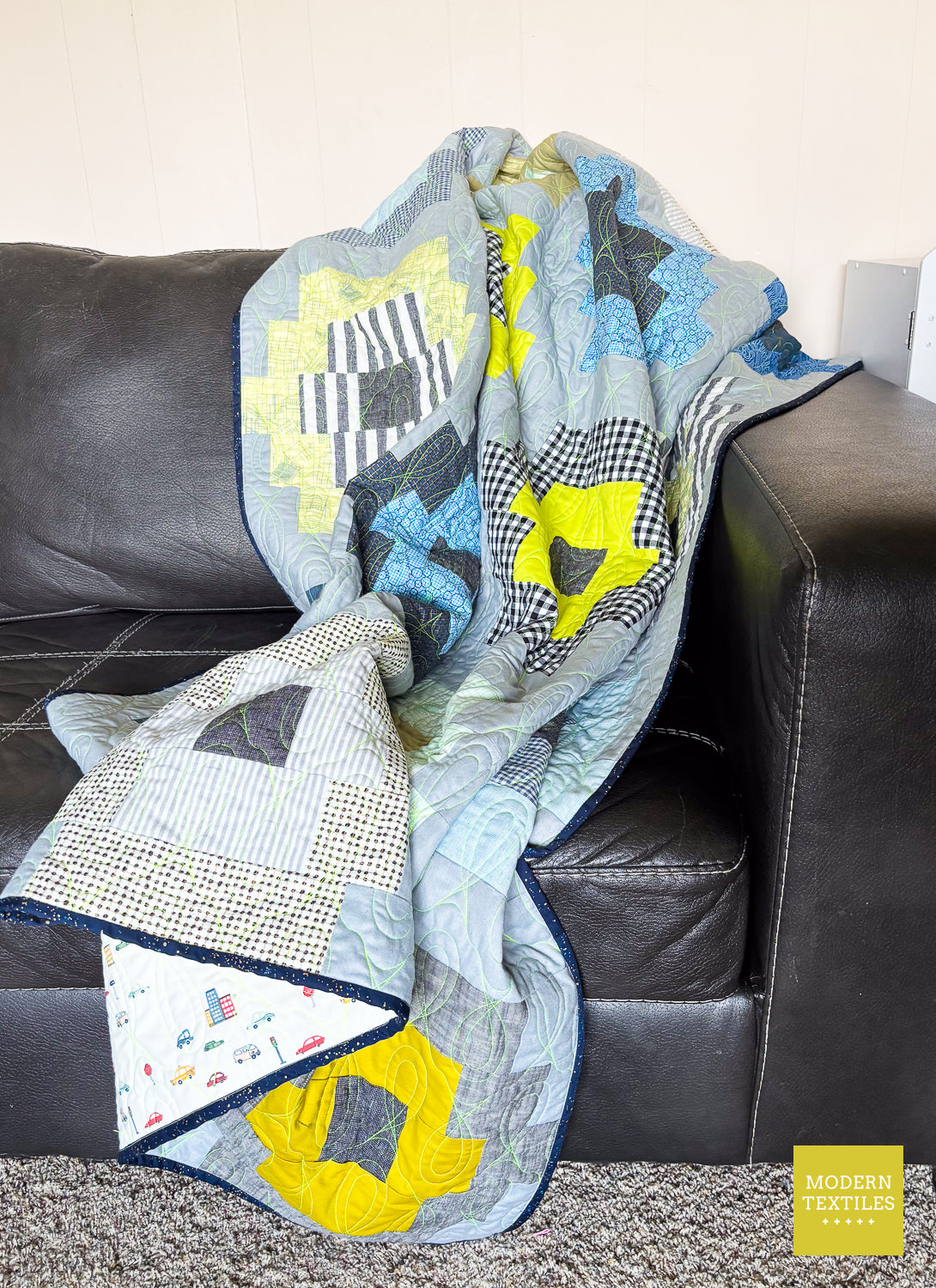 Quilty Beads Throw Quilt – Modern, Colorful & Kid-Friendly