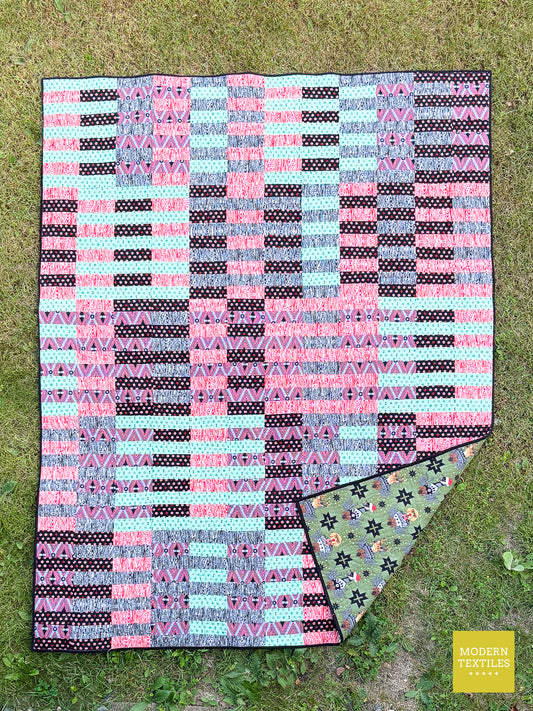 Formation Quilt – Cozy Flannel Twin Quilt