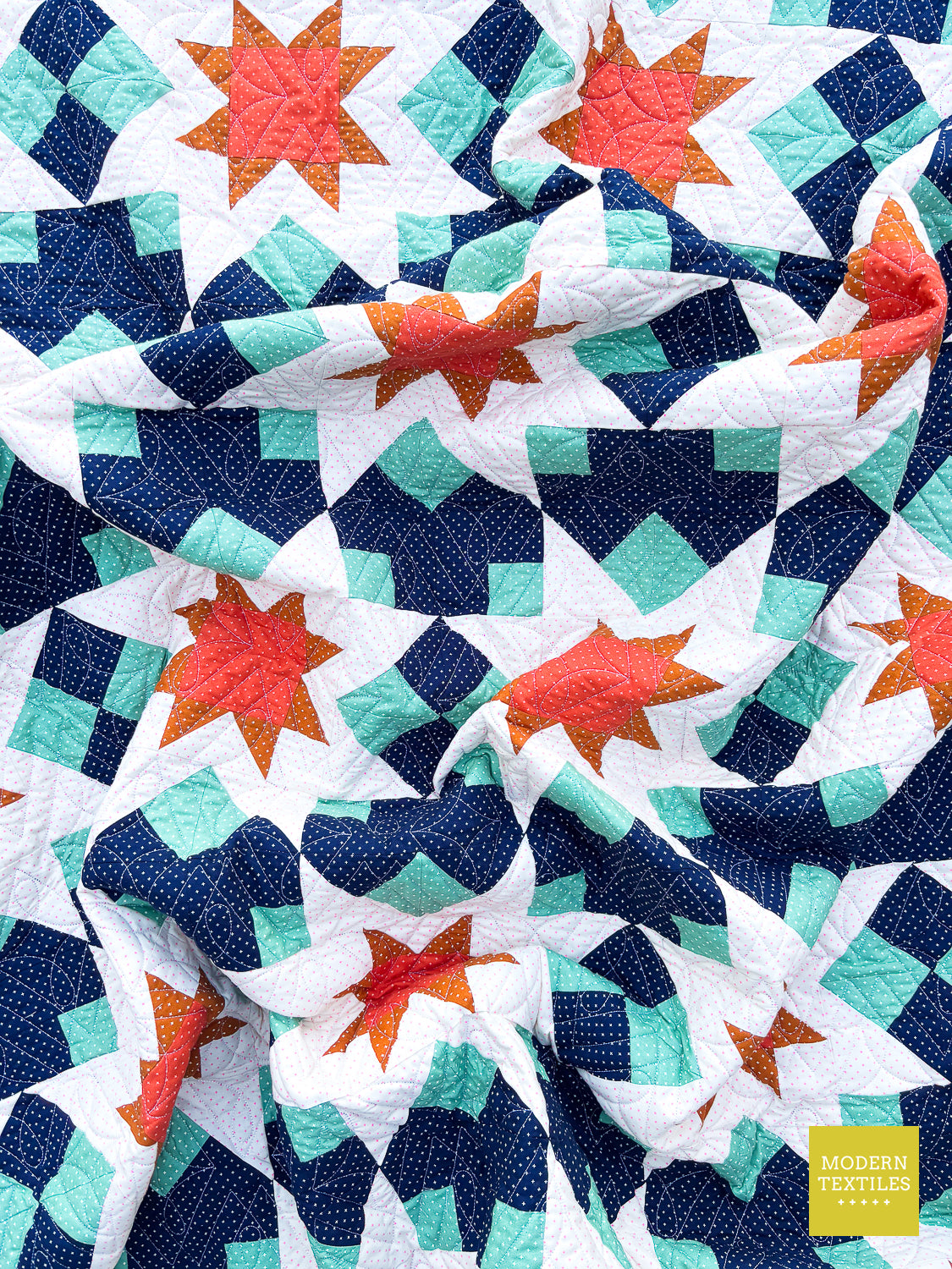 Night Stars - Throw Size Quilt