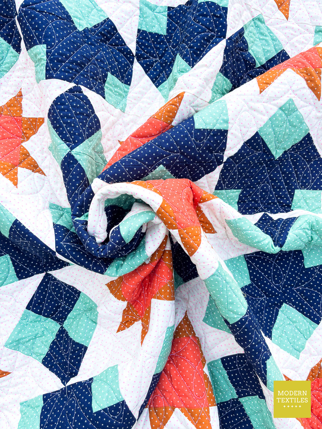 Night Stars - Throw Size Quilt