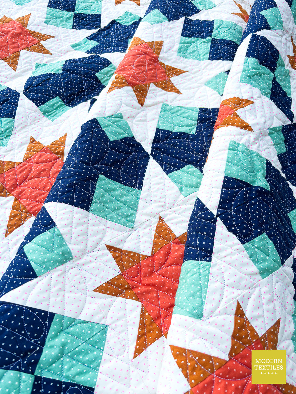 Night Stars - Throw Size Quilt