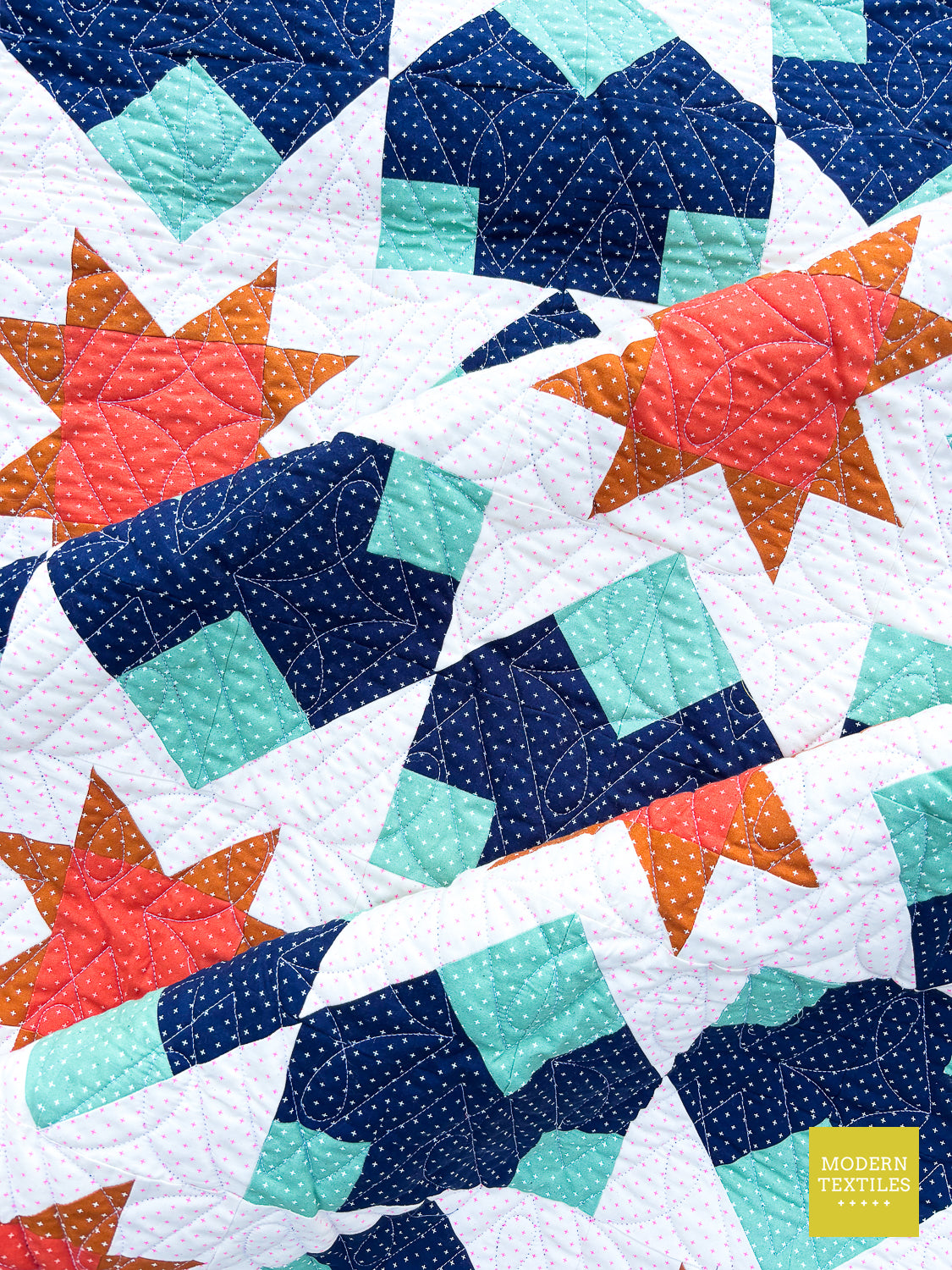 Night Stars - Throw Size Quilt