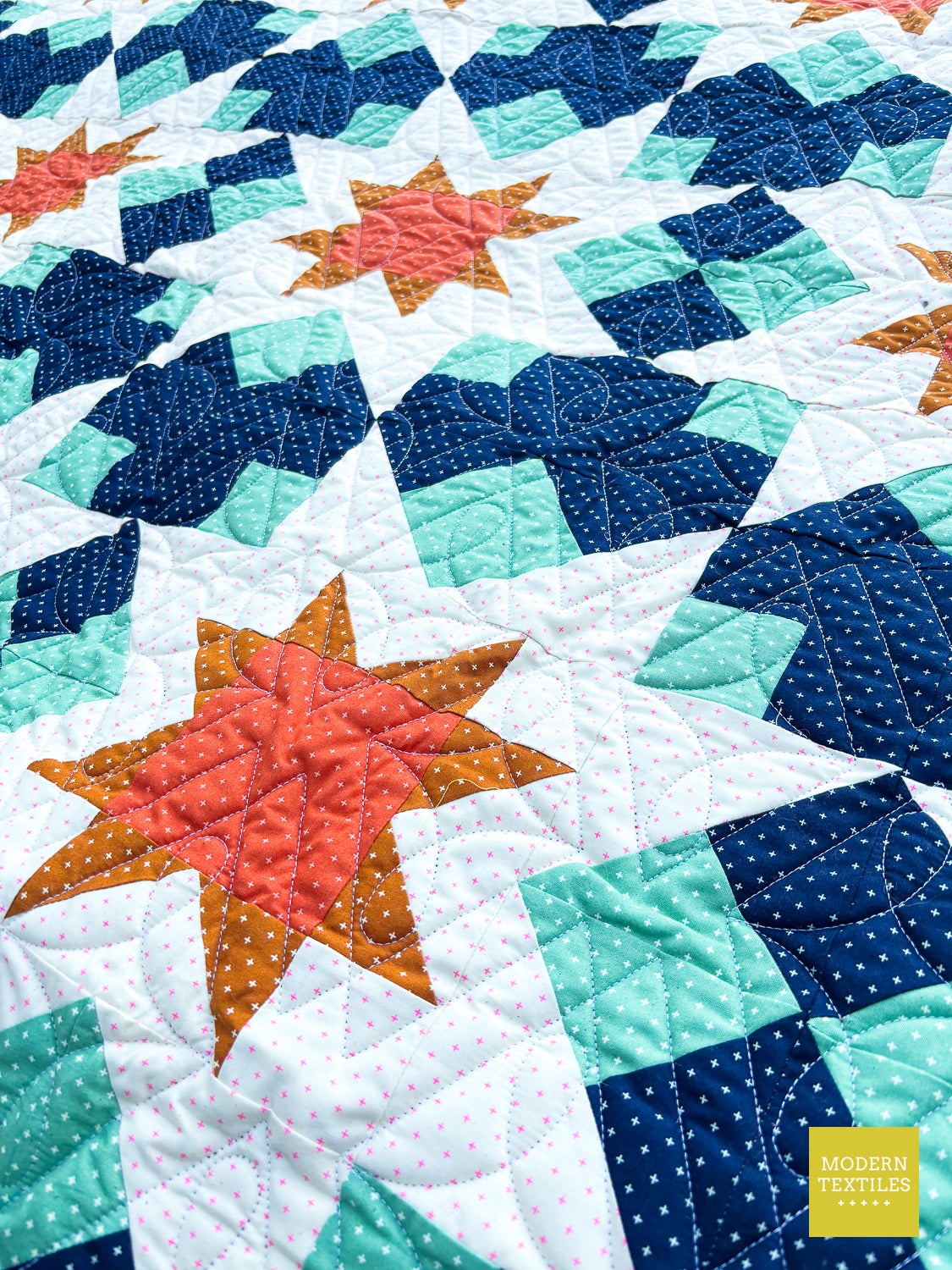 Night Stars - Throw Size Quilt