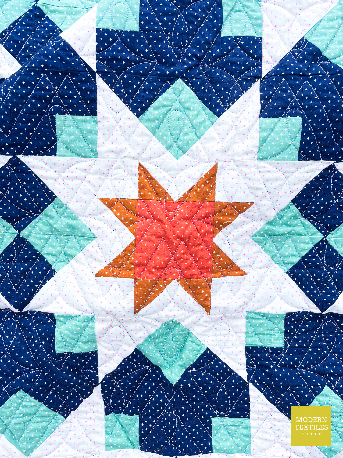 Night Stars - Throw Size Quilt