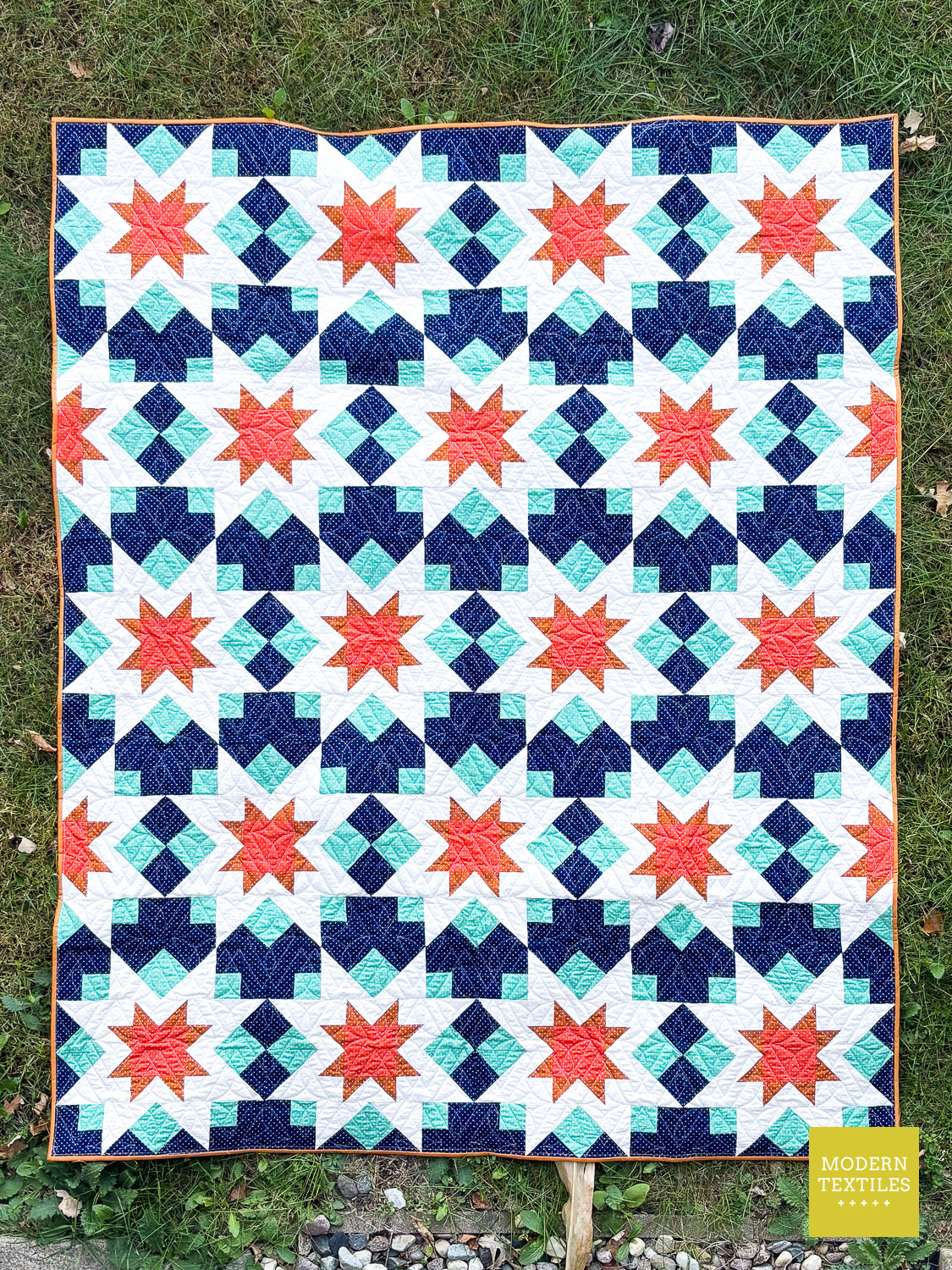 Night Stars - Throw Size Quilt