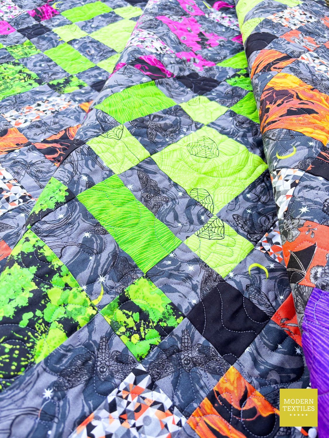 Fat Quarter Color Weave - Throw Quilt
