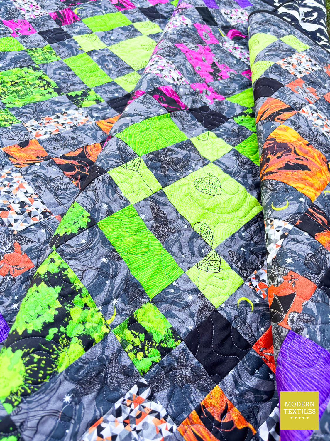 Fat Quarter Color Weave - Throw Quilt