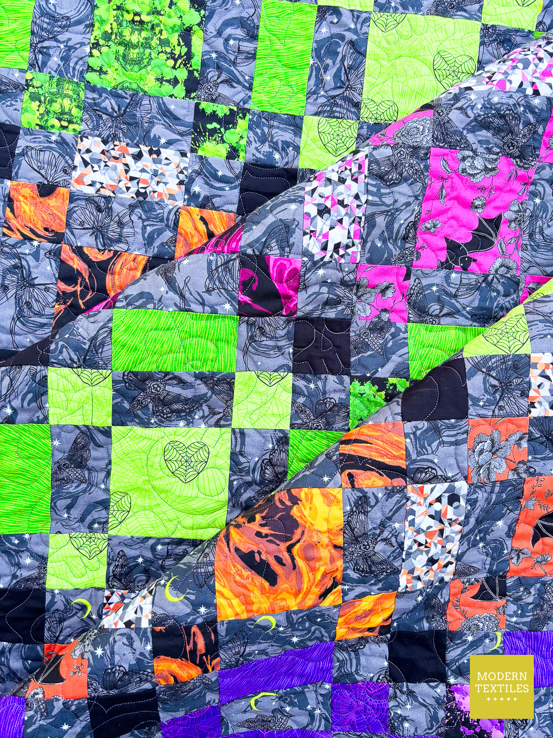 Fat Quarter Color Weave - Throw Quilt