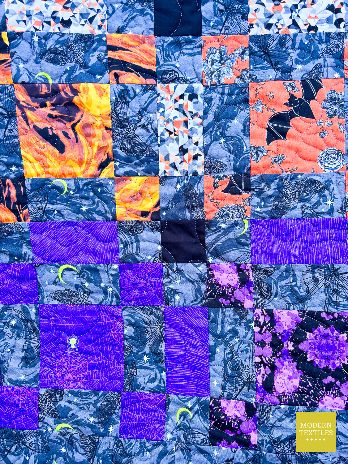 Fat Quarter Color Weave - Throw Quilt