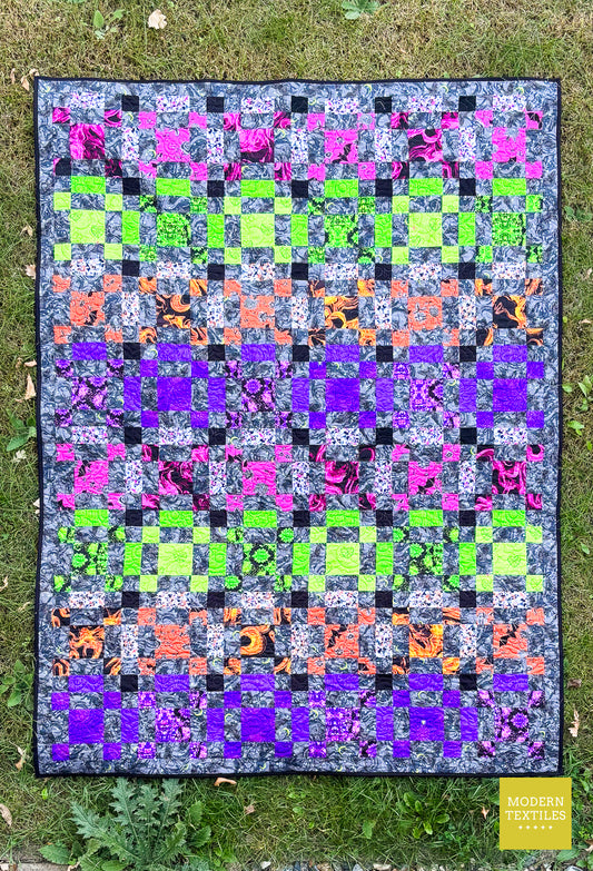 Fat Quarter Color Weave - Throw Quilt