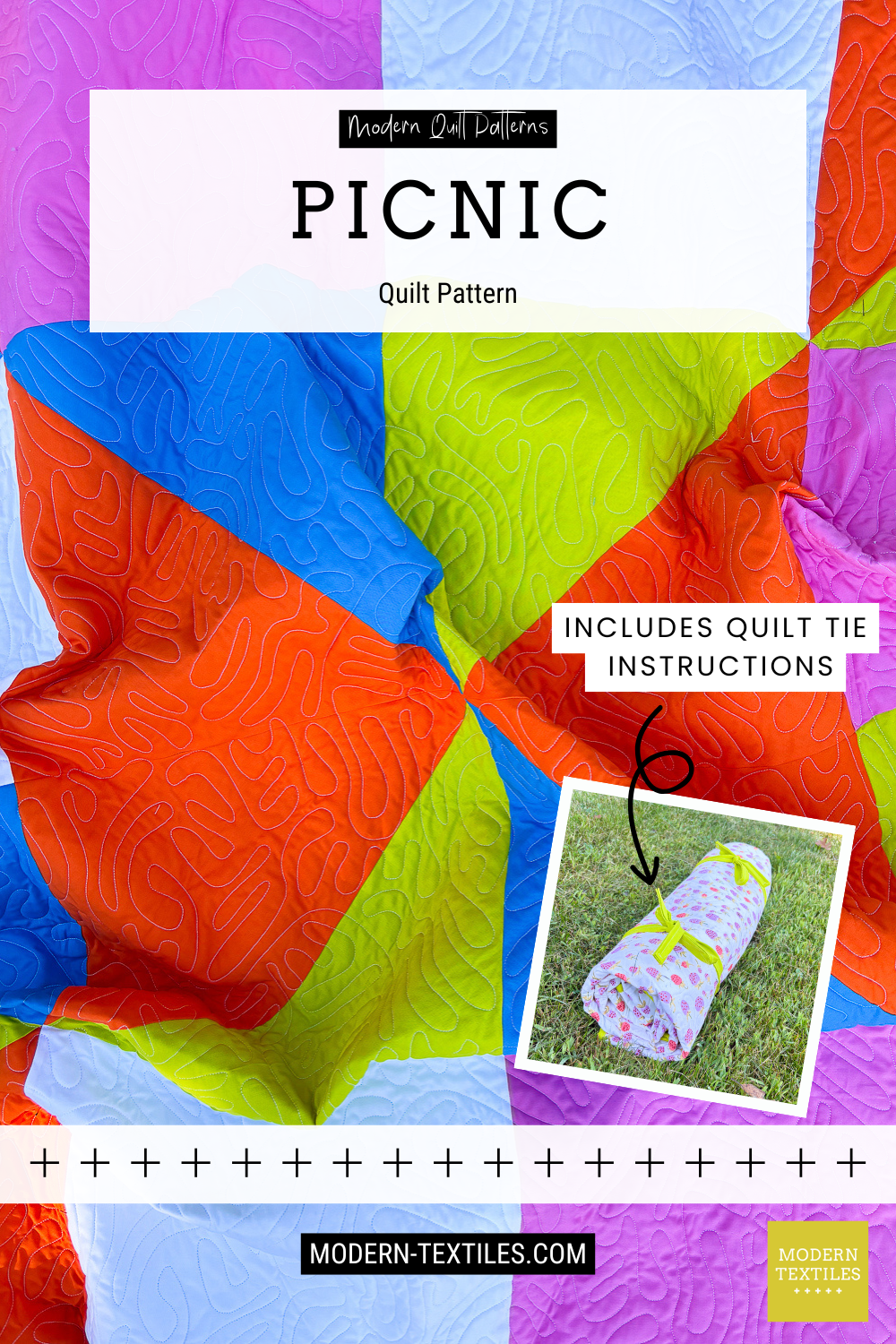 Picnic Quilt Pattern - 5 pack