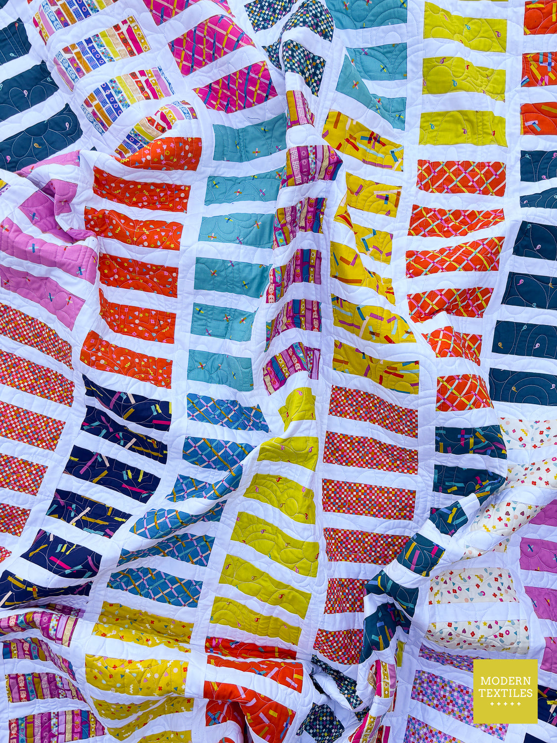 Rolly Stack - Large Throw Quilt