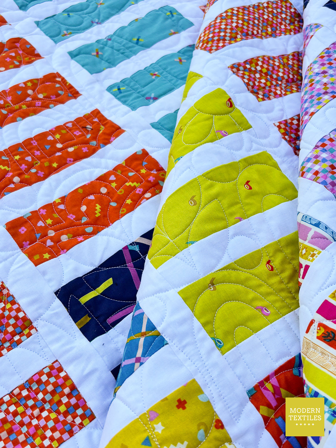 Rolly Stack - Large Throw Quilt