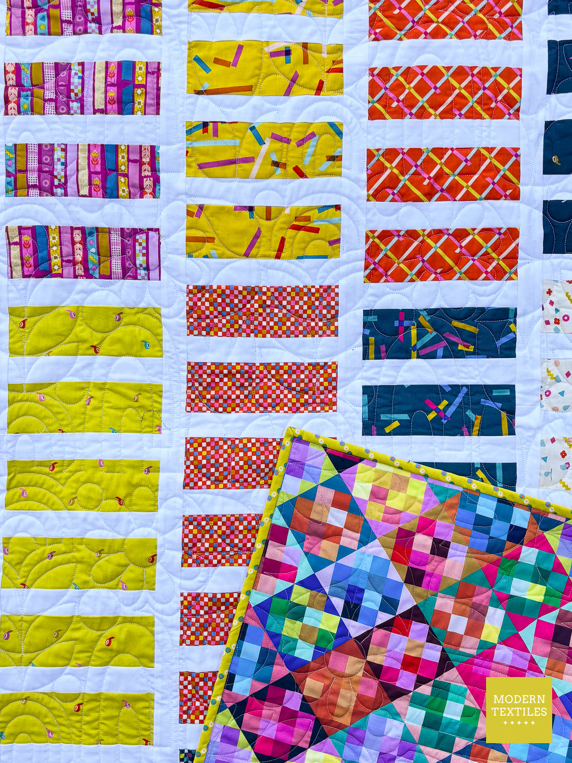 Rolly Stack - Large Throw Quilt