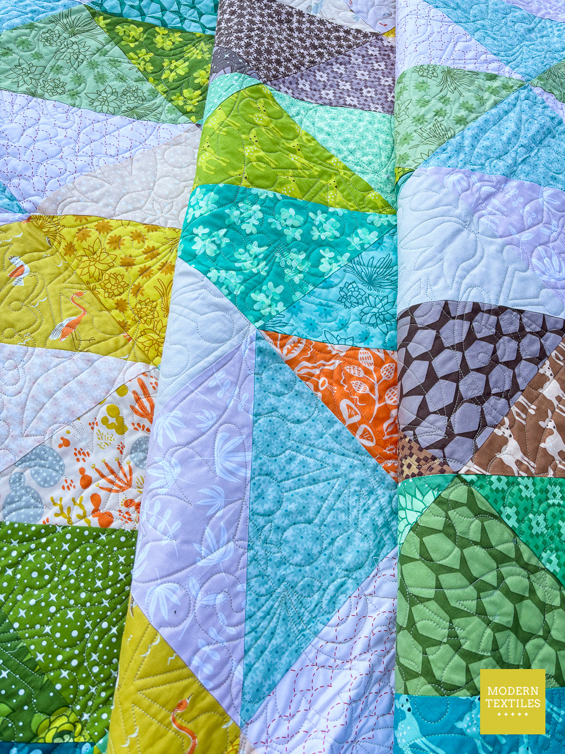 Star Lake - Bed Size Quilt