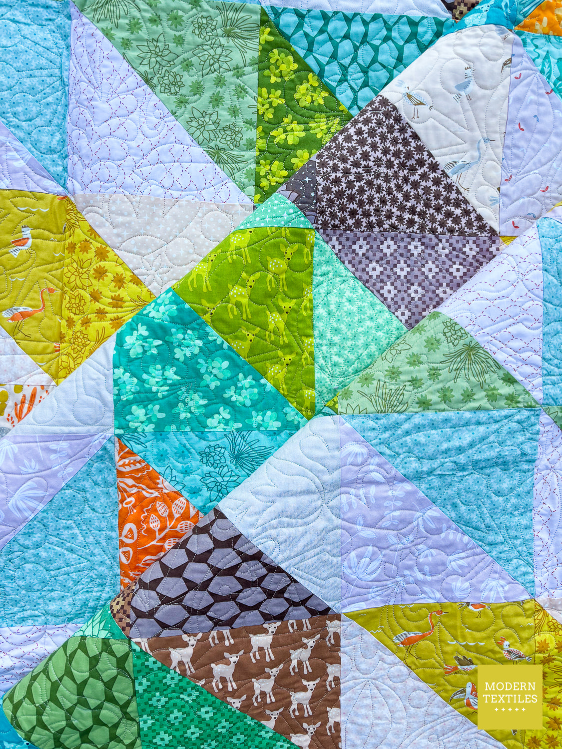 Star Lake - Bed Size Quilt