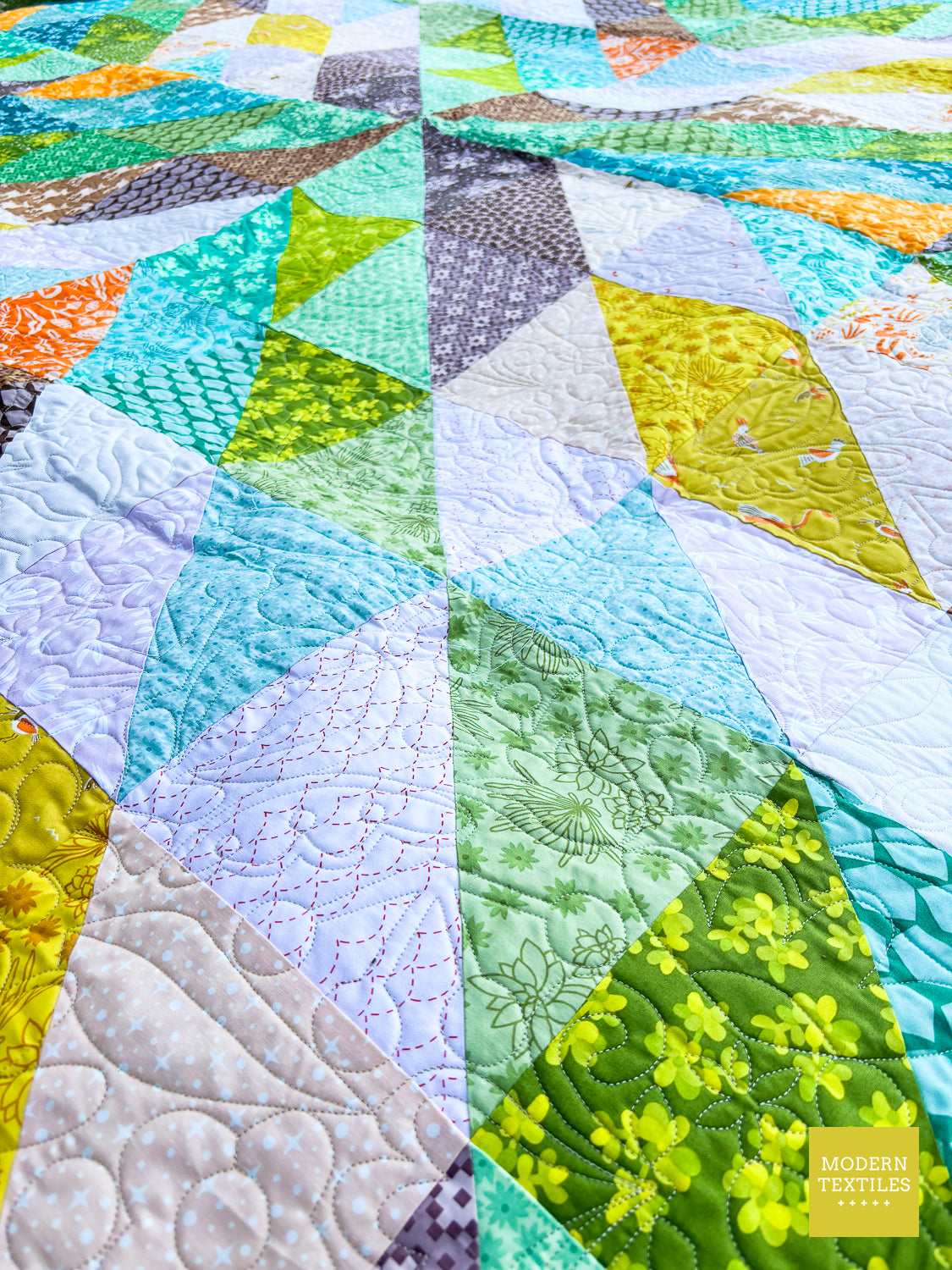 Star Lake - Bed Size Quilt