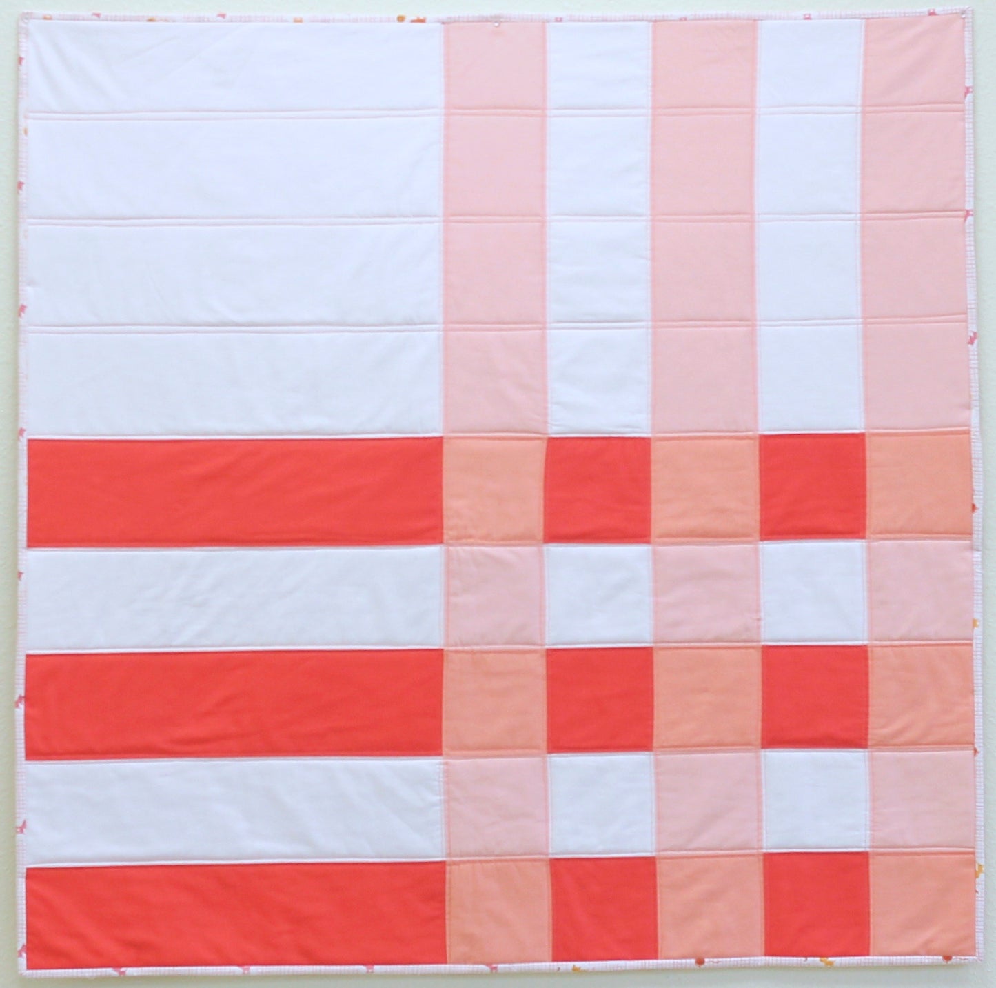 Patchwork Plaid Quilt Paper Pattern