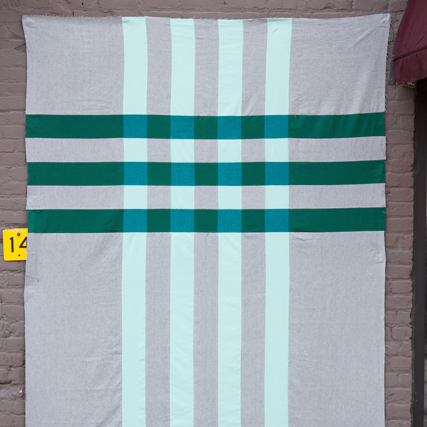 Patchwork Plaid Quilt Paper Pattern