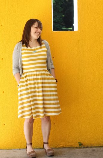 Sewing with Knits - The Moneta Dress