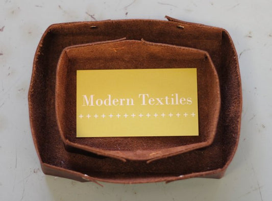 Handmade Giving for Men - FREE Leather Tray Tutorial