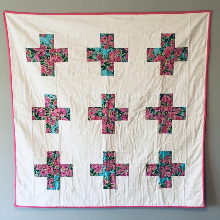 Plus Sign Quilt Pattern
