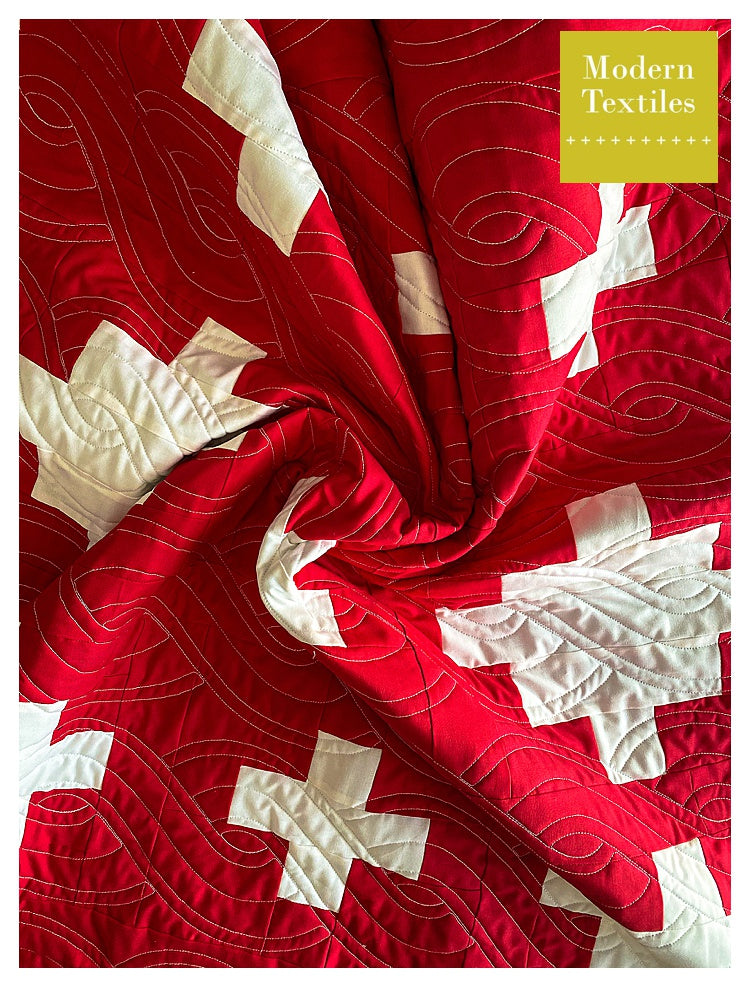 Black, White and Red all Over - Not So XOXO Quilt