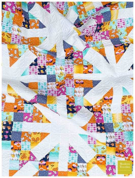 Butterscotch Asterisk Quilt