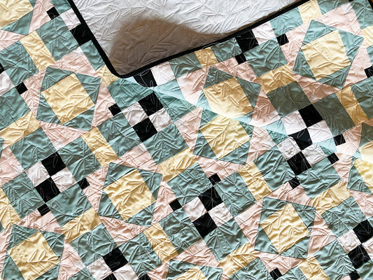 Koselig Quilt Pattern - Bella Solids Cover Quilt