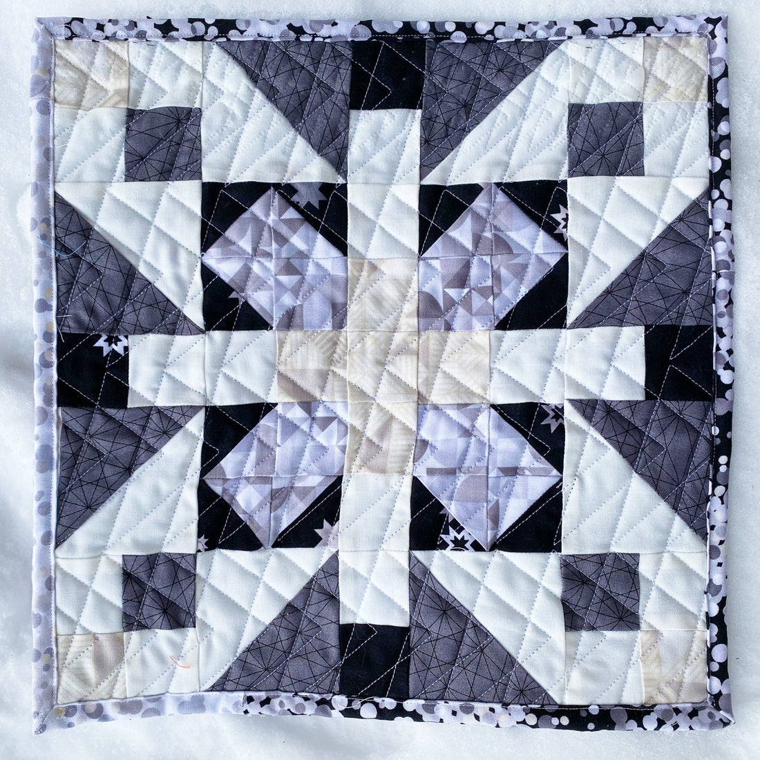 Stardust Mini Quilt - Stealth