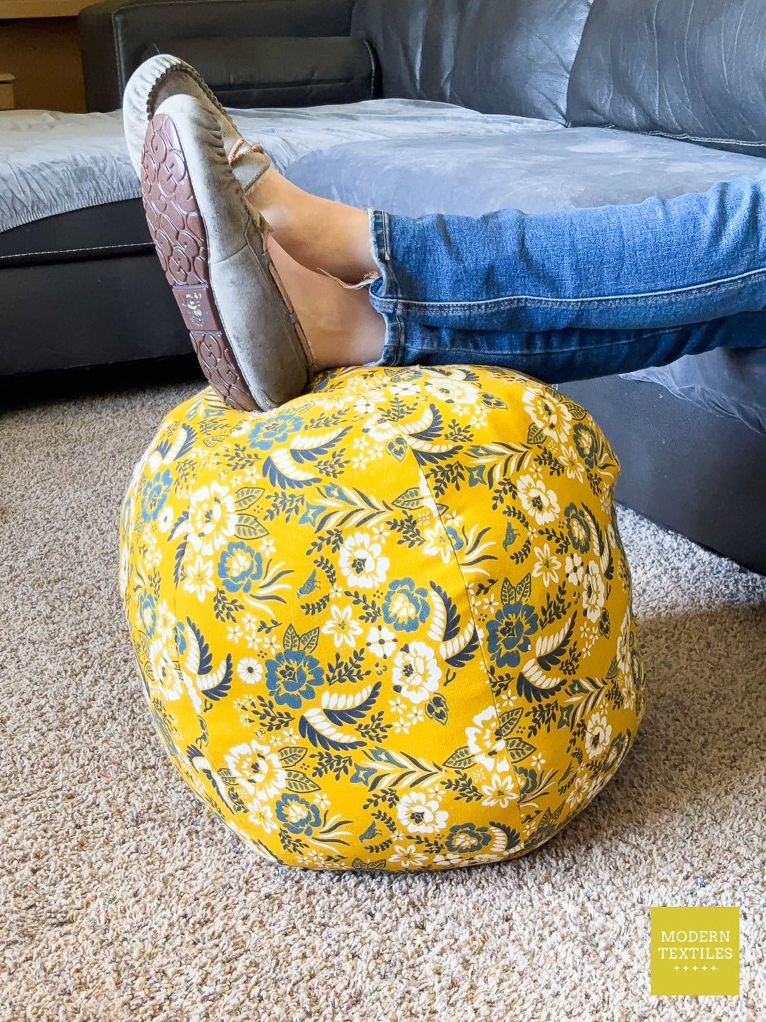 Merryweather Floor Pouf – A Stash-Friendly Sewing Project