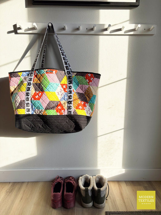 Dotted Crosshatch Pantograph: Altoona Tote