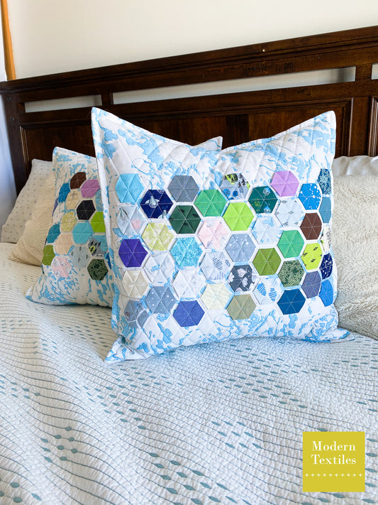 Night Hike Hexie Pillows