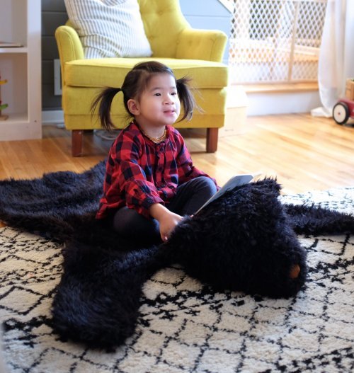 Introducing Ruby the Bear Rug!