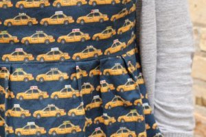 Taxi Cab Washi Dress