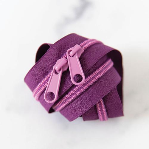 30" Zipper - Plum