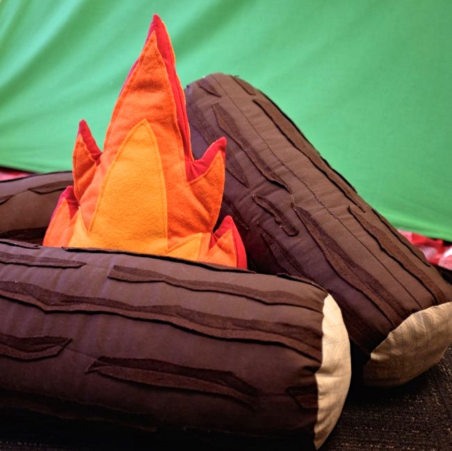 Campfire Pillow Set Pattern - Paper Pattern