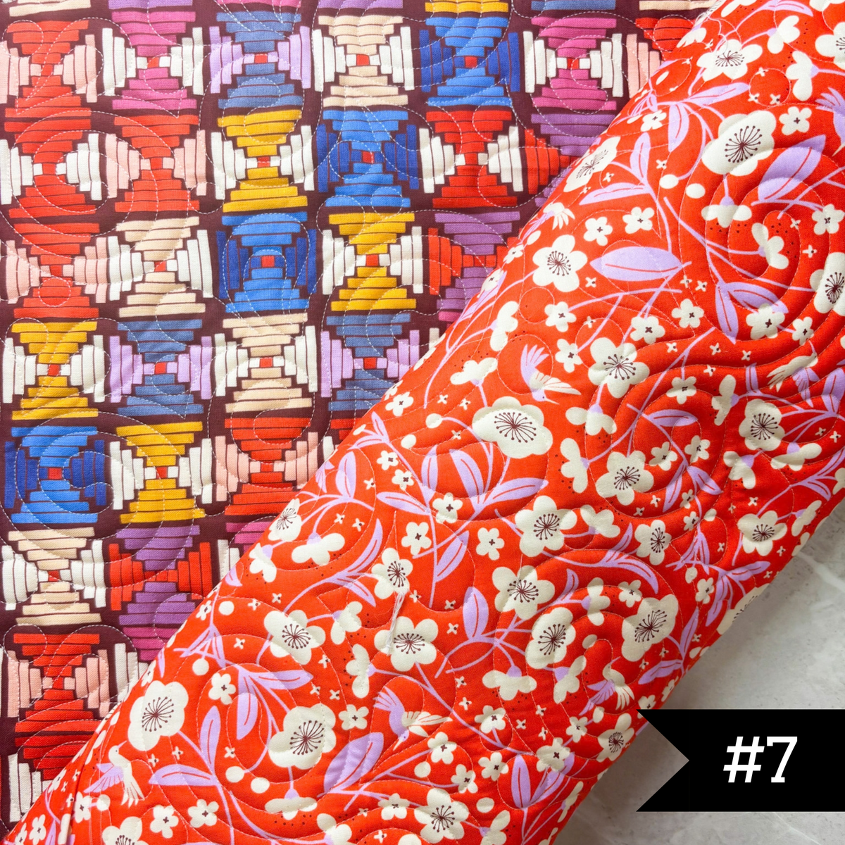 Pre-Quilted Soft and Stable Panels (1/2 Yard) Persimmon CANVAS