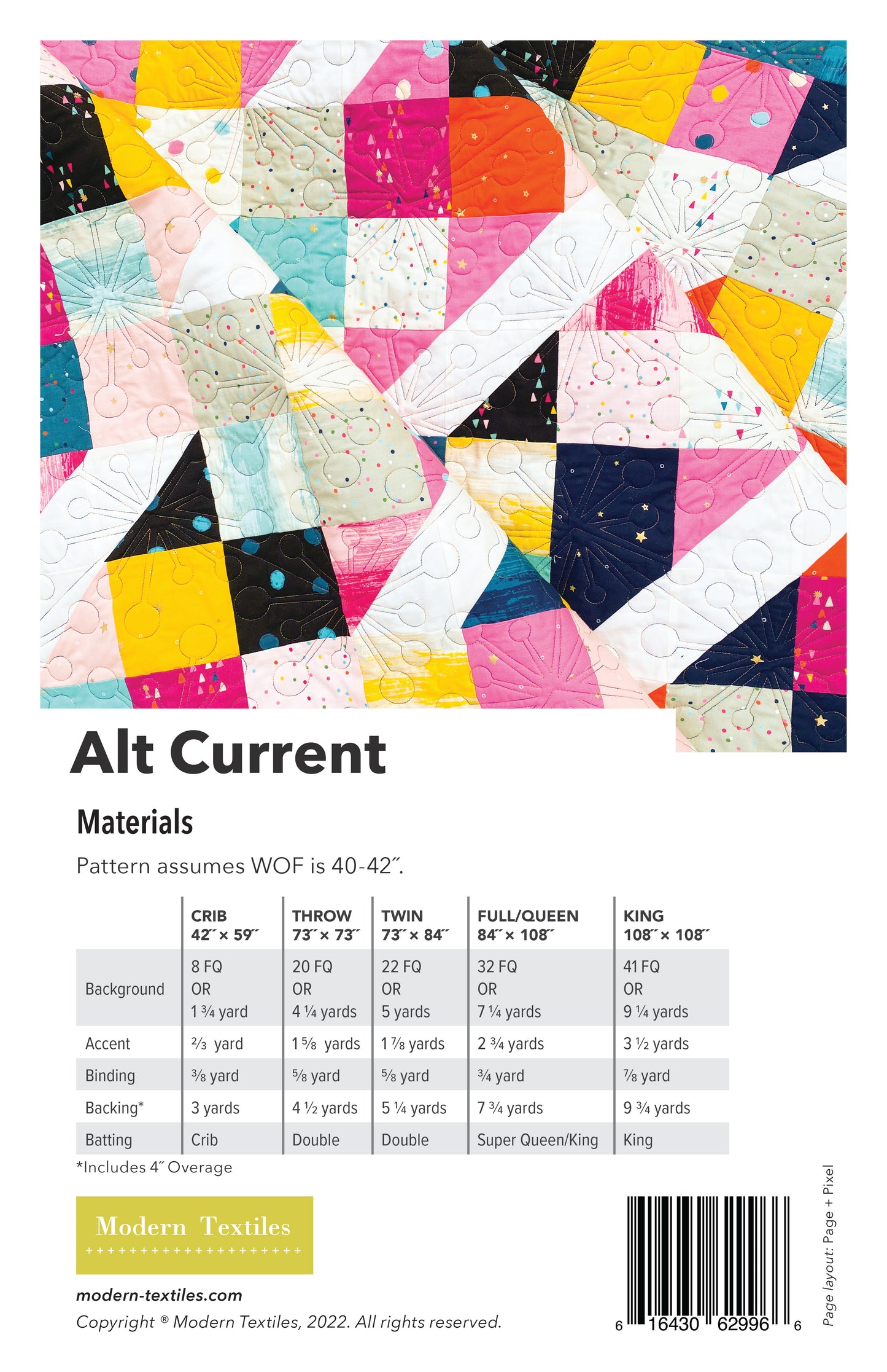 Alt Current PDF Quilt Pattern - Download